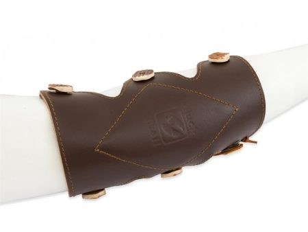 BUCK TRAIL Štitnik ADAMA 20CM BROWN LEATHER