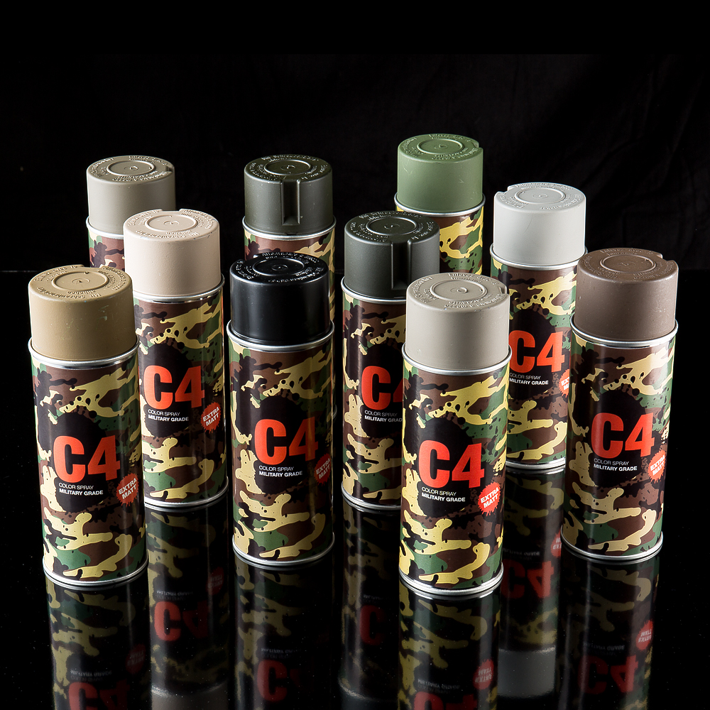 C4 MIL GRADE COLOR SPRAY RAL1002
