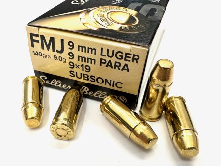 Sellier & Bellot 9mm Luger Subsonic