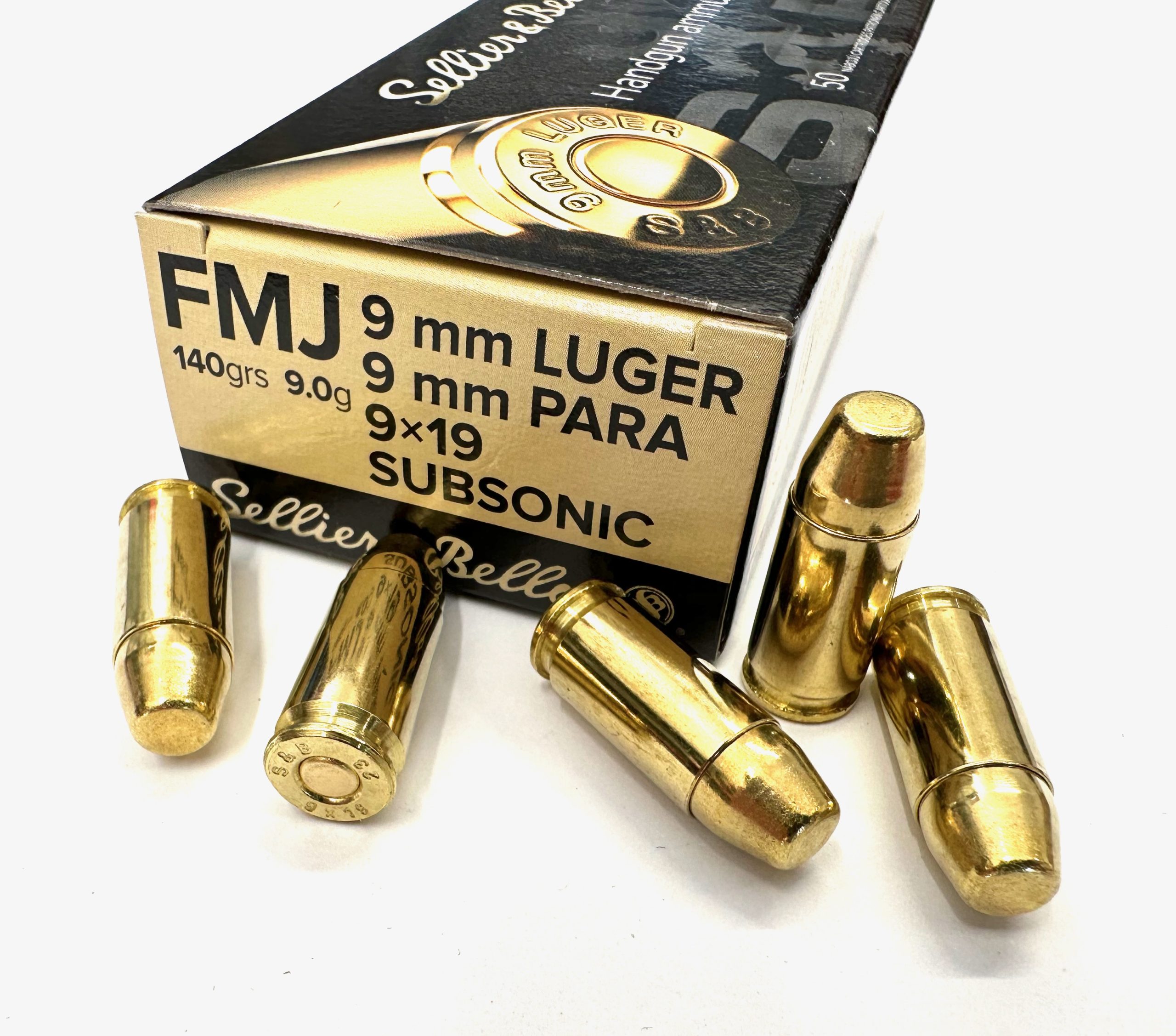 SELLIER & BELLOT 9MM LUGER SUBSONIC FMJ 9,0G - Hunter KŽ