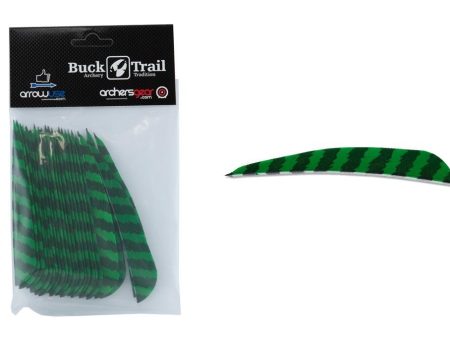 Buck Trail Pera Round Crno Zelena 4"
