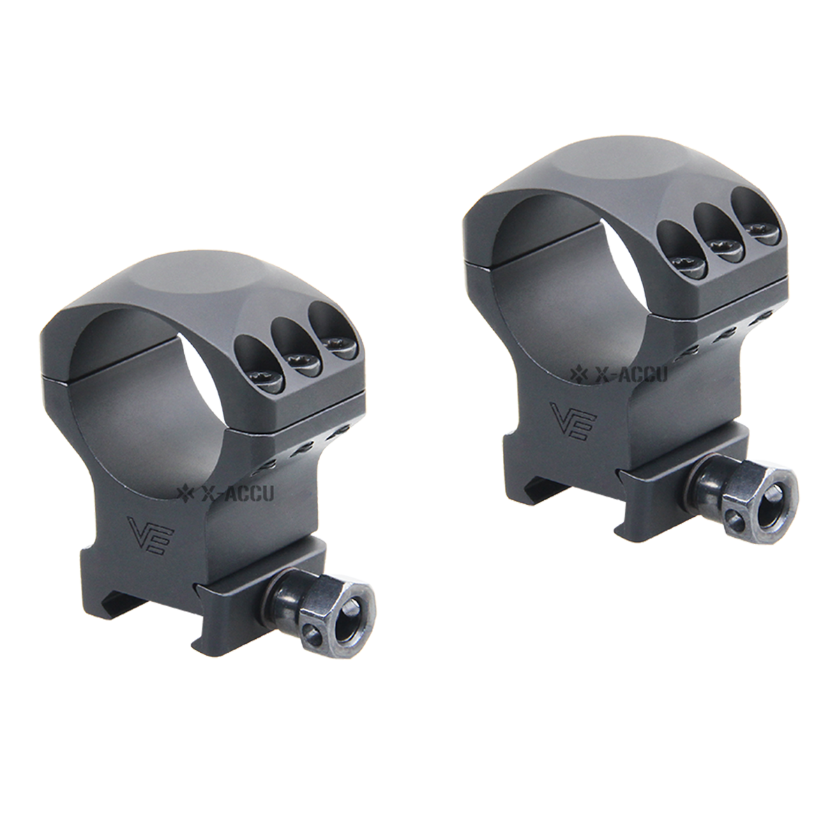 Vector Optics X-Accu 30mm 1.25" Profile Piccatinny Rings
