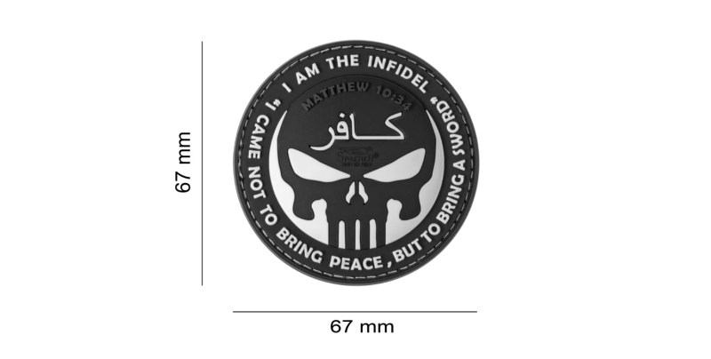 JTG Infidel Punisher Patch gumena oznaka - Hunter KŽ