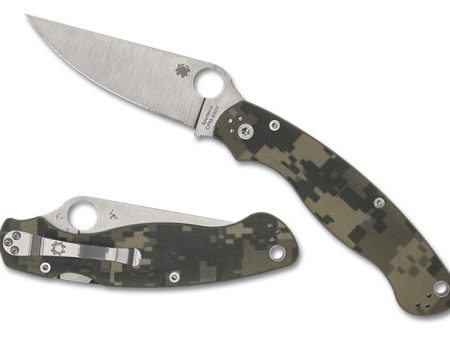 Spyderco Military2 Camo Plain Edge Preklopni nož