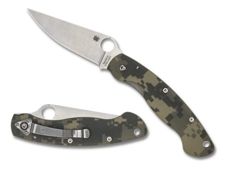 Spyderco Military Camo Plain Edge Preklopni nož