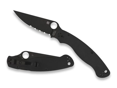 Spyderco Military2 Combination Edge Black Blade Preklopni nož