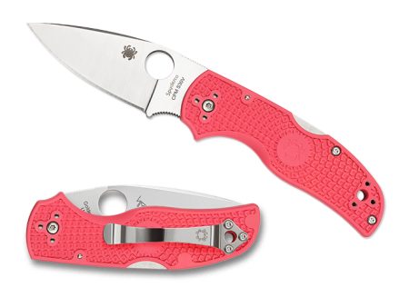 Spyderco Native5 Plain Edge Pink Preklopni nož