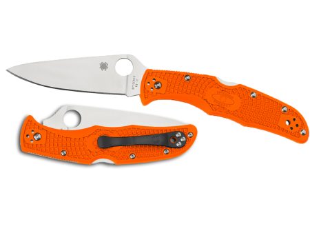 Spyderco Endura 4 ORANGE Lightweight Flat Ground Preklopni nož