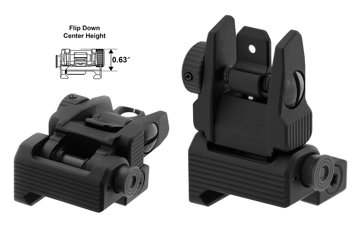 Leapers UTG ACCU-SYNC Flip-Up Rear Sight
