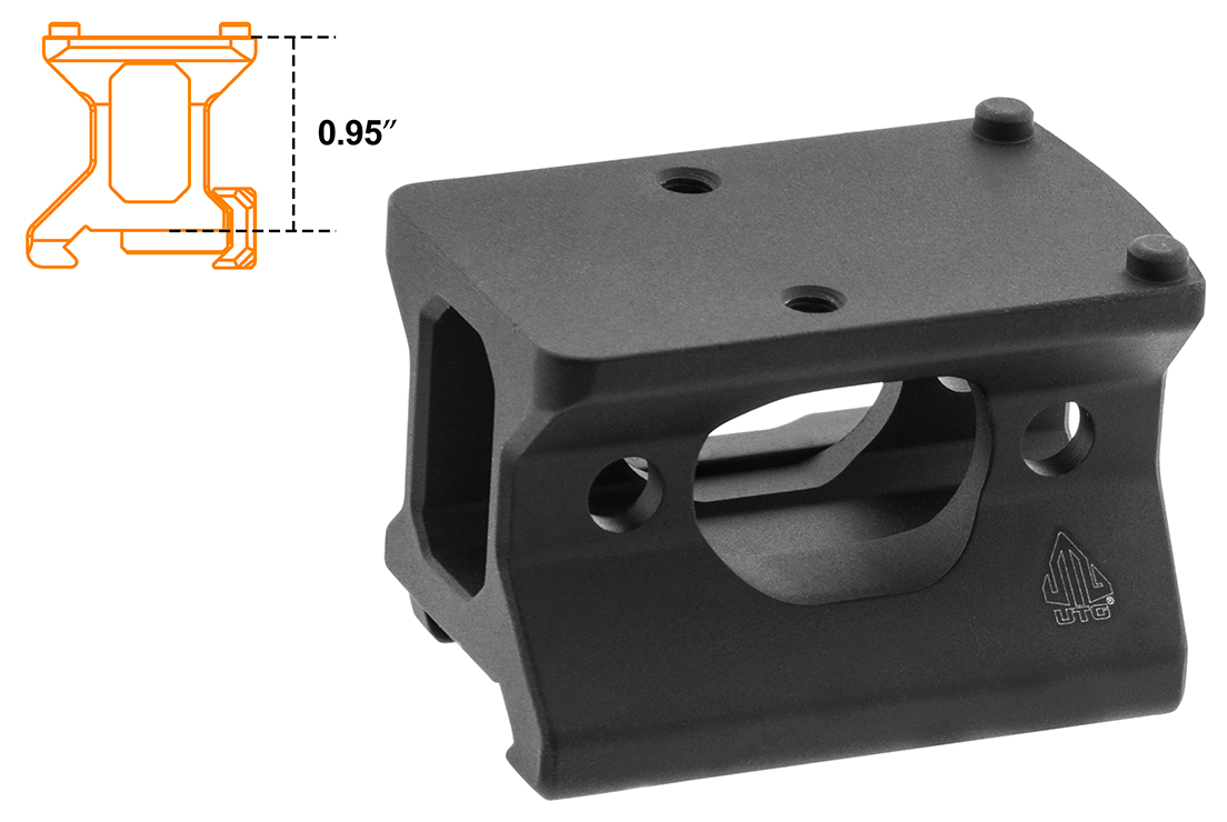 Leapers UTG Picatinny Mount RMR Lower 1/3 Co-Witness