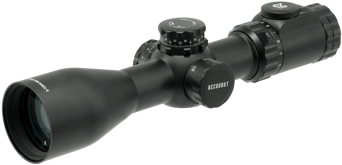 Leapers UTG OP3 3-12X44 30mm AO IE UMOA Compact Optika