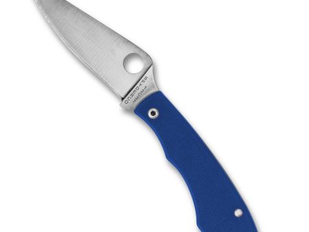 Spyderco Grasshopper Plain Blue Plavi G10 Preklopni nož
