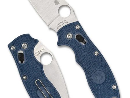 Spyderco Manix2 CPM S110V Plain Plavi Lightweight Preklopni nož_3