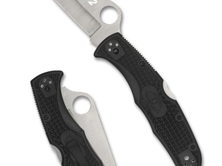Spyderco Pacific Salt 2 Plain Black Crni Lightweight Preklopni nož