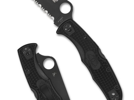 Spyderco Pacific Salt2 Spyder Black Blade Crni Lightweight Preklopni nož