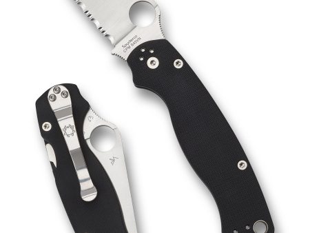 Spyderco Para military 2 SpyderEdge Black Crni G10 Preklopni nož