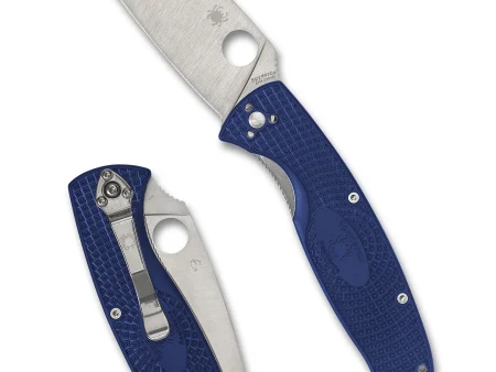 Spyderco Resilience CPM S35VN Plain Blue Plavi Lightweight Preklopni nož