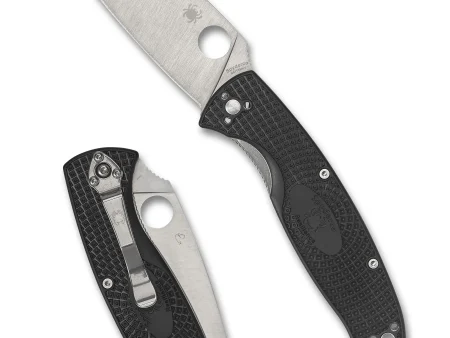 Spyderco Resilience Plain Black Crni Lightweight Preklopni nož
