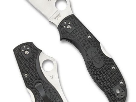 Spyderco Stretch 2 Plain Black Crni Lightweight Preklopni nož