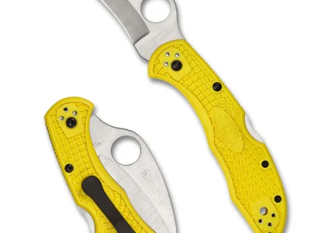 Spyderco Tasman Salt2 Plain Yellow Žuti Preklopni nož