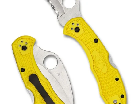 Spyderco Tasman Salt2 Spyder Yellow Žuti Preklopni nož