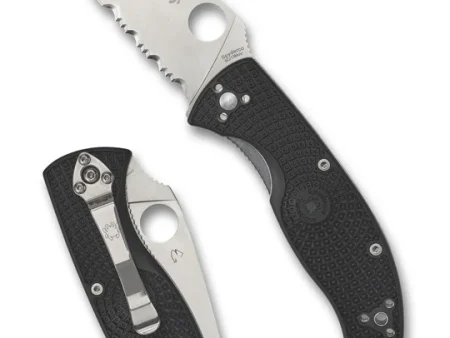 Spyderco Tenacious Combination Black Crni Lightweight Preklopni nož