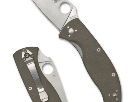 Spyderco Tenacious Plain CPM M4 Brown Smeđi G10 Preklopni nož