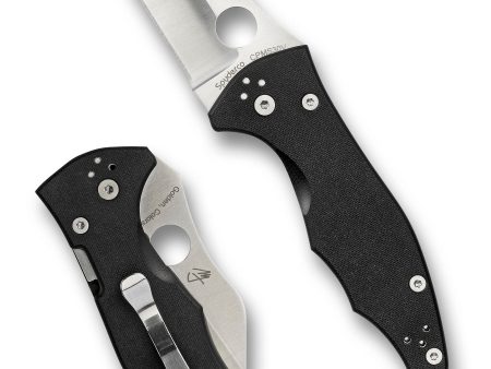 Spyderco Yojimbo2 Plain Black Crni G10 Preklopni nož