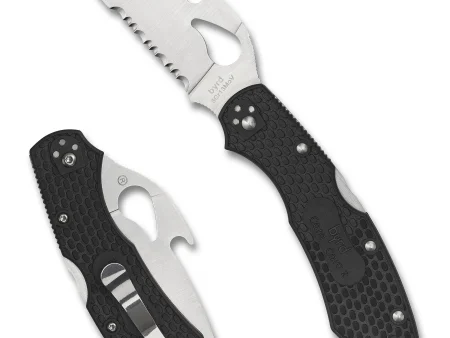 Spyderco Byrd Cara Cara 2 Black Crni Lightweight Emerson Opener CombinationEdge Preklopni Nož