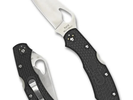 Spyderco Byrd Cara Cara 2 Black Crni Lightweight Plain Edge Preklopni Nož