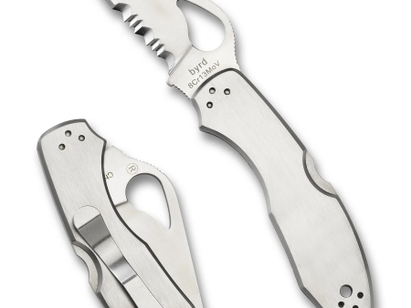 Spyderco Byrd Meadowlark 2 Stainless Steel Combination Edge Preklopni nož