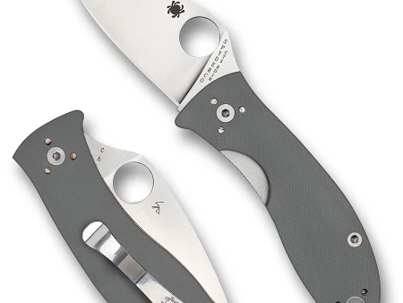 Spyderco Alcyone Gray Sivi BD1N PlainEdge Preklopni Nož