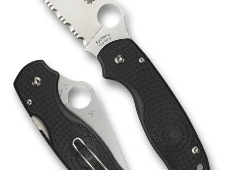 Spyderco Para 3 Black Crni Lightweight SpyderEdge Preklopni Nož