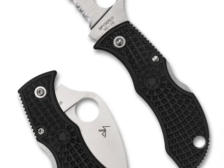Spyderco Manbug Black Crni Lightweight Hawkbill SpyderEdge Preklopni Nož
