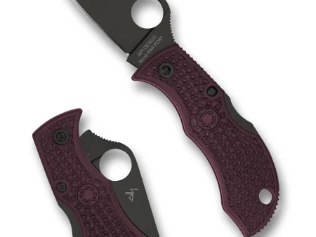 Spyderco Manbug Burgundy Bordo Lightweight BKBL Plain Edge Preklopni Nož