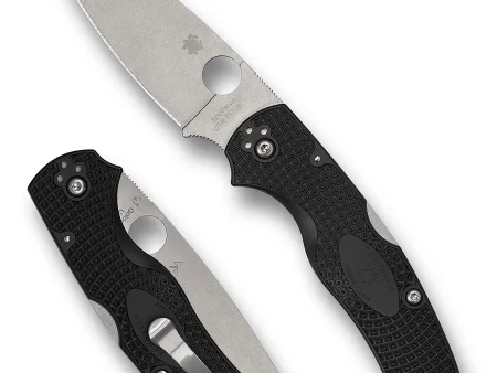 Spyderco Native Chief Black Crni Lightweight PlainEdge Preklopni Nož