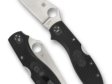Spyderco Stretch 2 XL Black Crni Lightweight PlainEdge Preklopni Nož