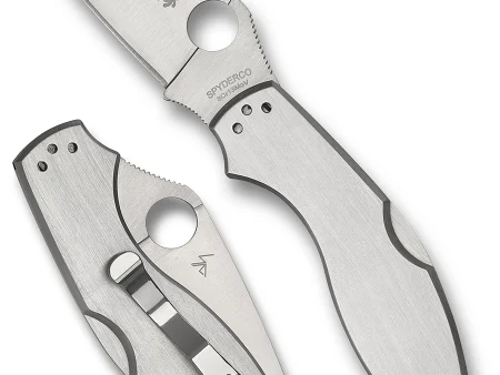 Spyderco Uptern Stainless Steel Plain Edge Preklopni Nož