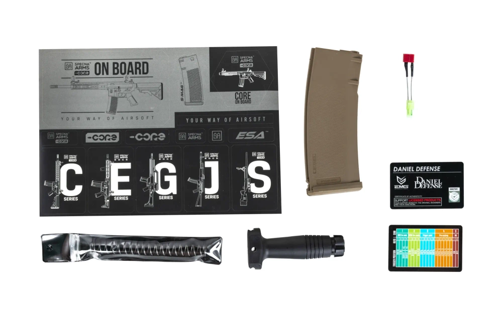 Specna Arms Daniel Defense® SA-C19 CORE™ HAL ETU™ POLUAUTOMATSKA Chaos Bronze airsoft Carbine replika