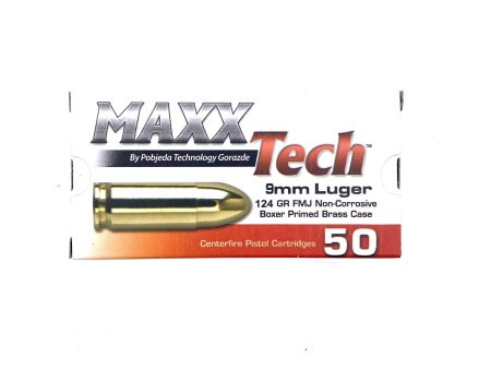 MaxxTech Streljivo 9x19mm