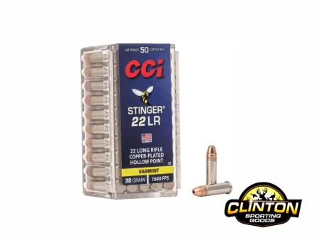 CCI .22 LR Stringer 32gr HP 1640 fps