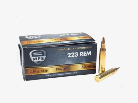 Streljivo MFS .223 Remington 55 grains FMJ